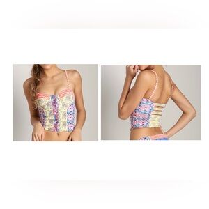 Maaji Mystic Paths Bikini Top Size Medium